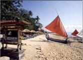 On the beach at Besakih Beach Resort Sanur Bali